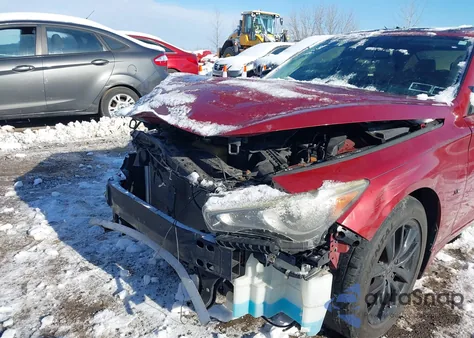 2014 Infiniti Q50 Premium из США, поврежденный, VIN JN1BV7AR6EM687455